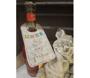 2€ ZUSATZTÜRCHEN 3. Dezember - Stickserie - 12 ITH Flaschenanhänger Vol. 3